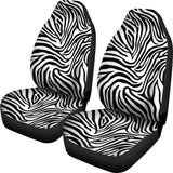 Zebra Skin Pattern  Universal Fit Car Seat Covers