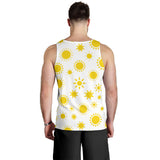 Sun pattern Men Tank Top