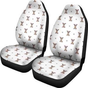Greyhound Pattern Print Design 05 Universal Fit Car Seat Covers