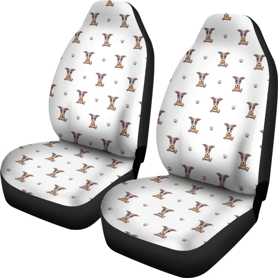 Greyhound Pattern Print Design 05 Universal Fit Car Seat Covers