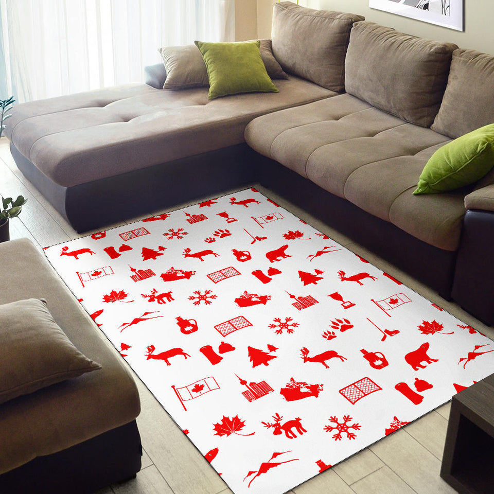 Canada Pattern Print Design 04 Area Rug
