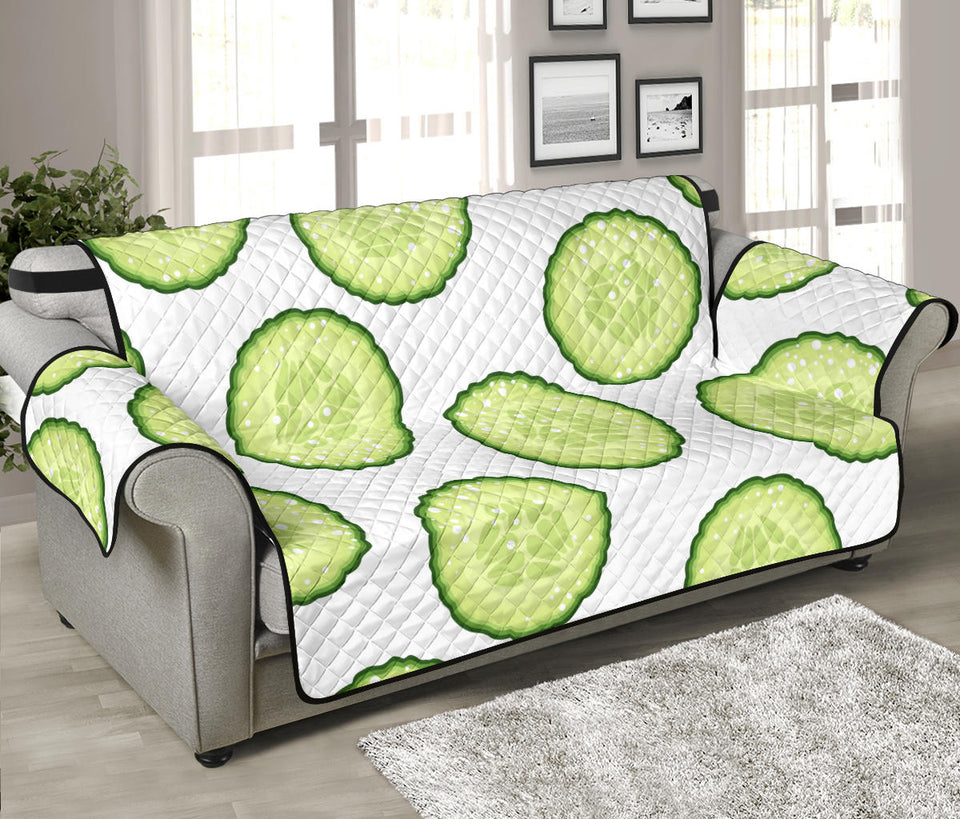 Cucumber slices pattern Sofa Cover Protector