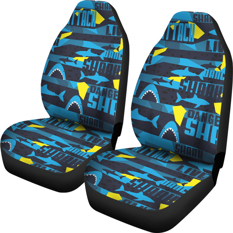 Shark Dangerous  Universal Fit Car Seat Covers