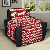Dachshund Nordic pattern Recliner Cover Protector