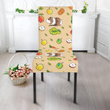 Guinea Pig Pattern Print Design 05 Dining Chair Slipcover