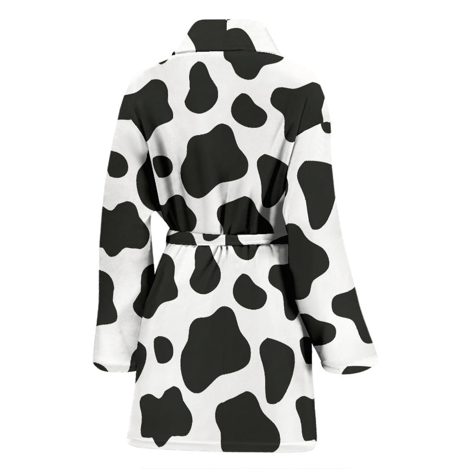 Cow Skin Pattern Women'S Bathrobe