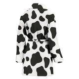 Cow Skin Pattern Women'S Bathrobe