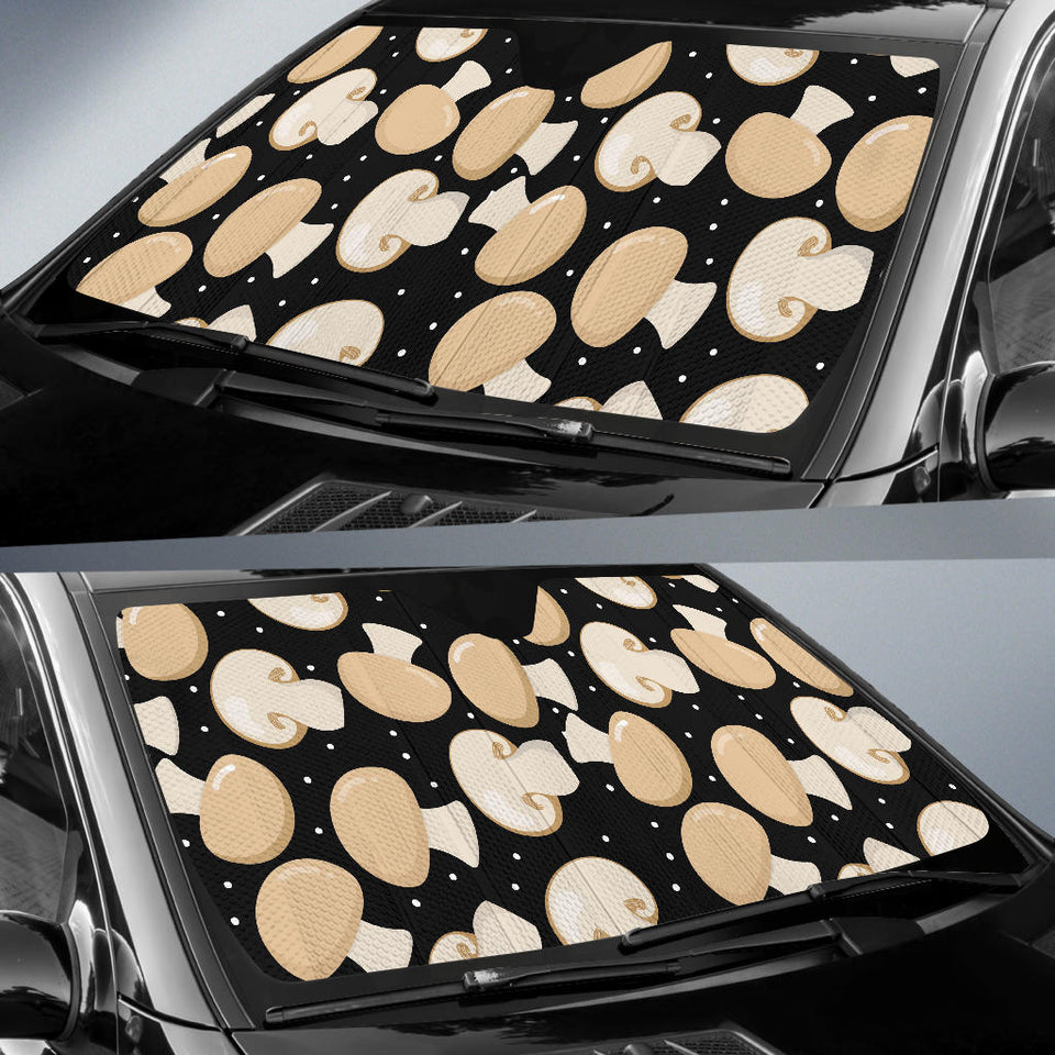 Champignon Mushroom Pattern Car Sun Shade