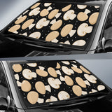 Champignon Mushroom Pattern Car Sun Shade