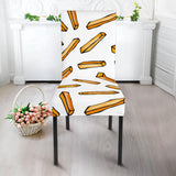 French Fries Potato Pattern Dining Chair Slipcover