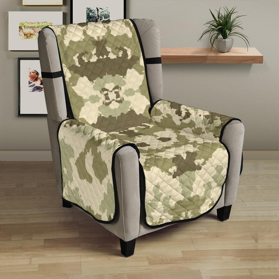 Light Green camo camouflage pattern Chair Cover Protector