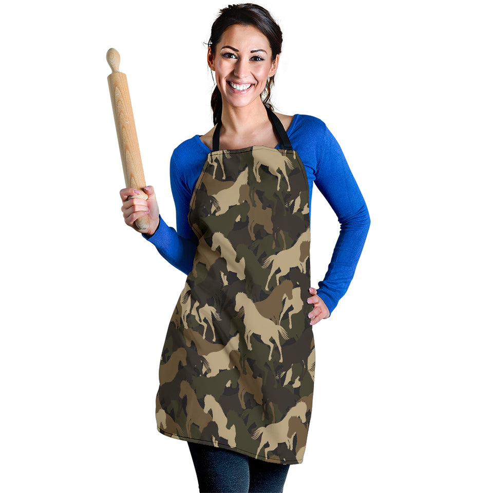 Horse Camo Camouflage Pattern Adjustable Apron