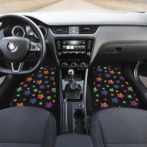 Colorful Star Pattern Front Car Mats