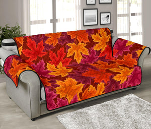 Autumn maple leaf pattern Sofa Cover Protector