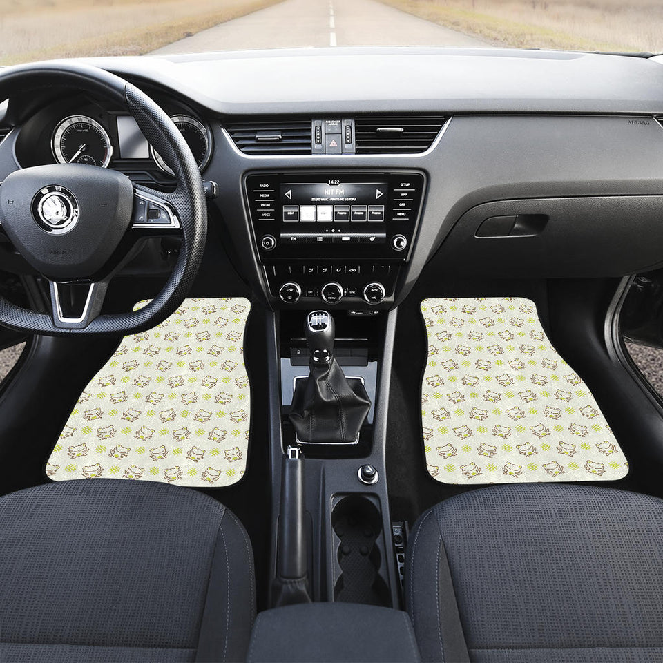 Cute Cartoon Frog Baby Pattern Front Car Mats