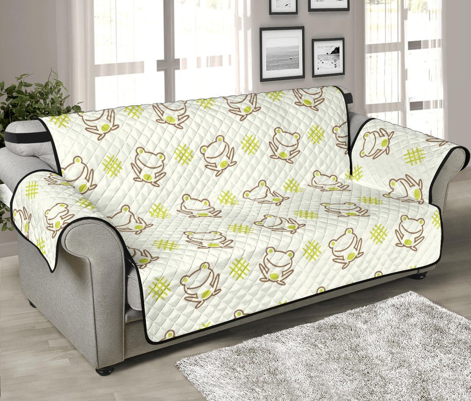 Cute cartoon frog baby pattern Sofa Cover Protector