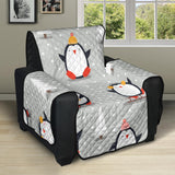 Cute Penguin christmas pattern Recliner Cover Protector