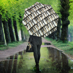 Piano Pattern Print Design 04 Umbrella