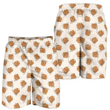 Pancake Pattern Print Design 01 Men Shorts