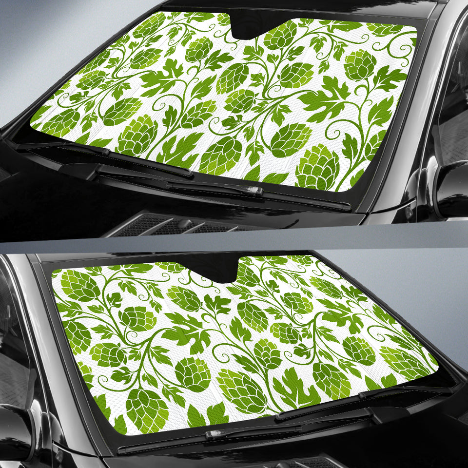 Hop Design Pattern Car Sun Shade