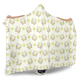 Cute Cartoon Frog Baby Pattern Hooded Blanket