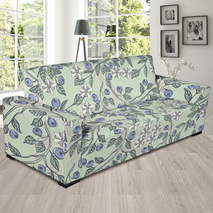 Hand Drawn Blueberry Pattern Sofa Slipcover