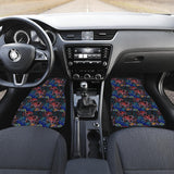 Octopus Sea Wave Tropical Fishe Pattern Front Car Mats
