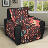 fox leaves mushroom pattern Recliner Cover Protector