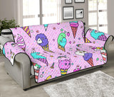 Cute ice cream cone animal pattern Sofa Cover Protector