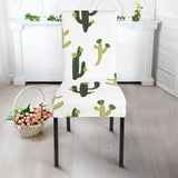 Cute Cactus Pattern Dining Chair Slipcover