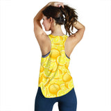 lemon pattern Women Racerback Tank Top