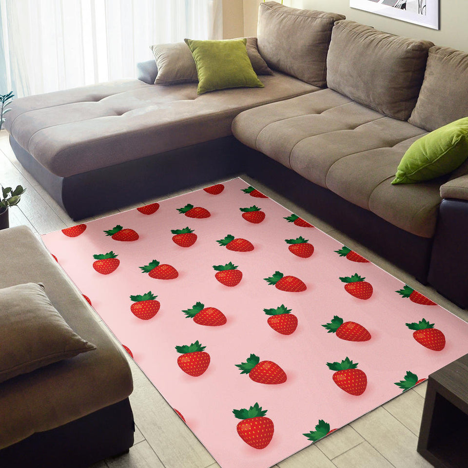 Strawberry Beautiful Pattern Area Rug