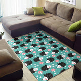 Hedgehog Pattern Print Design 03 Area Rug