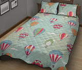 Hot Air Balloon design Pattern Quilt Bed Set