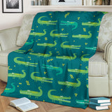 Crocodile Pattern Premium Blanket
