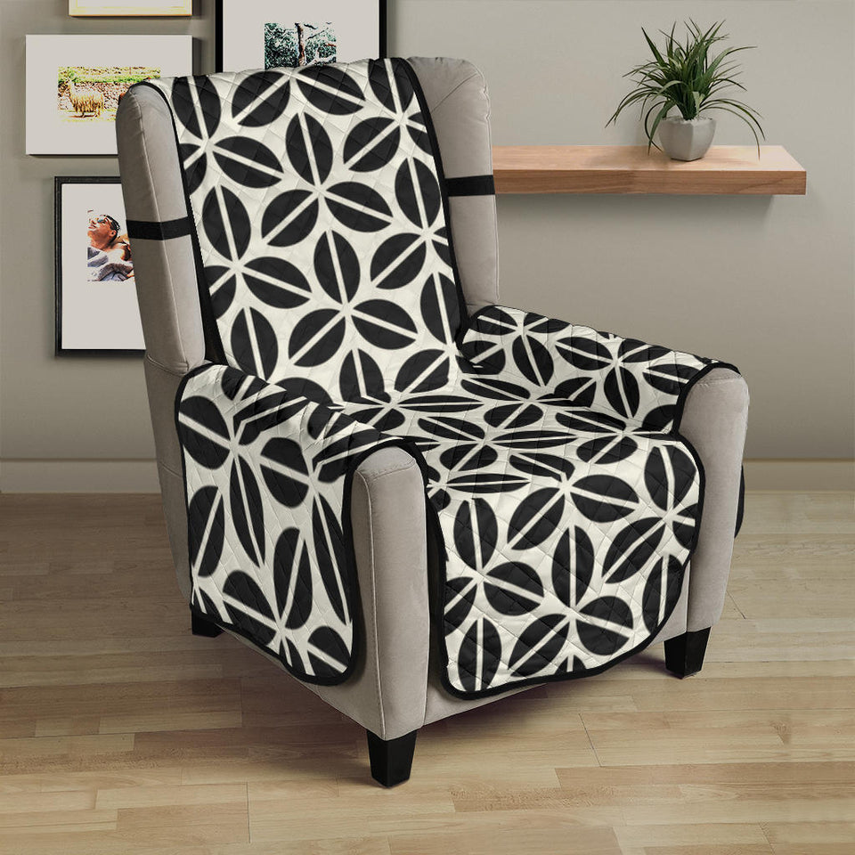 Coffee bean abstract modern pattern Chair Cover Protector