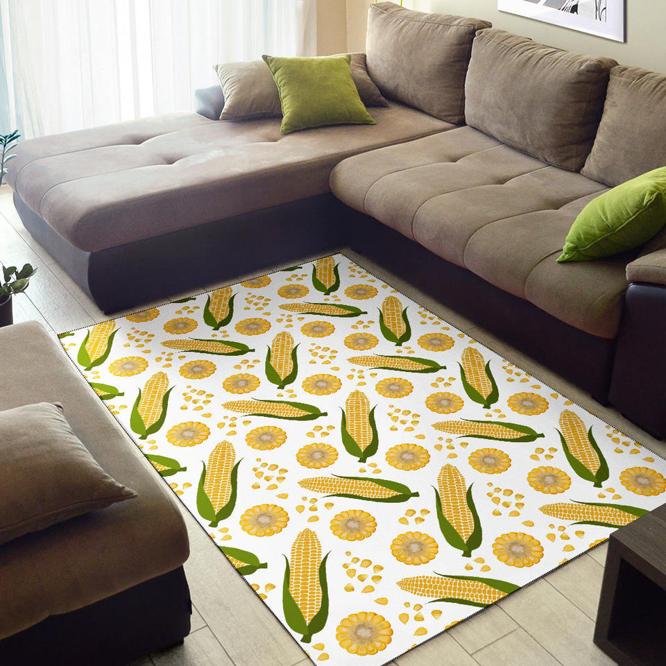 Corn Pattern Print Design 05 Area Rug