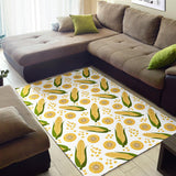 Corn Pattern Print Design 05 Area Rug