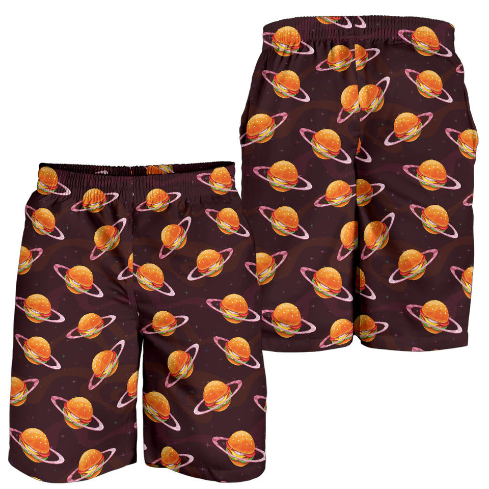 Hamburger Pattern Print Design 05 Men Shorts