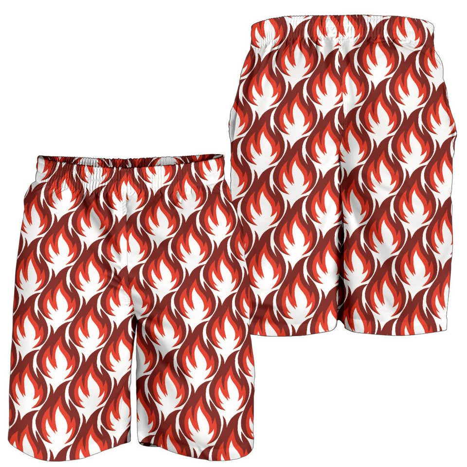 Fire Flame Symbol Design Pattern Men Shorts
