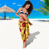 Pizza Texture Pattern Sarong