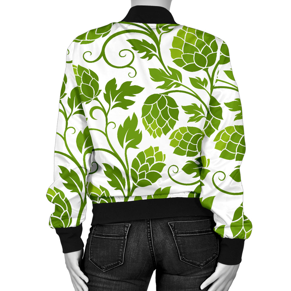 Hop Design Pattern Women'S Bomber Jacket