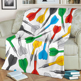 Darts Pattern Print Design 03 Premium Blanket