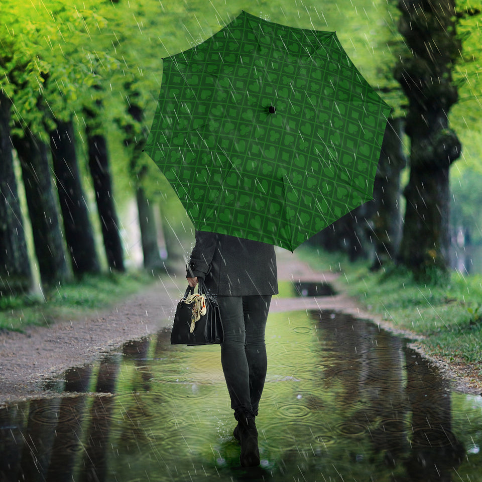 Casino Cards Suits Pattern Print Design 04 Umbrella