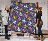 Koi Fish Carp Fish Pattern Premium Quilt