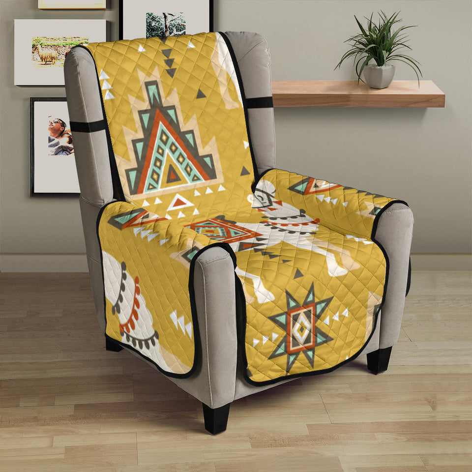 Camels ethnic motif pattern Chair Cover Protector