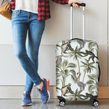 Monkey Sloth Lemur Palm Trees Pattern Cabin Suitcases Luggages