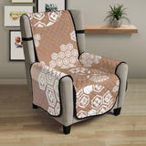 Beautiful hexagon japanese  pattern Chair Cover Protector