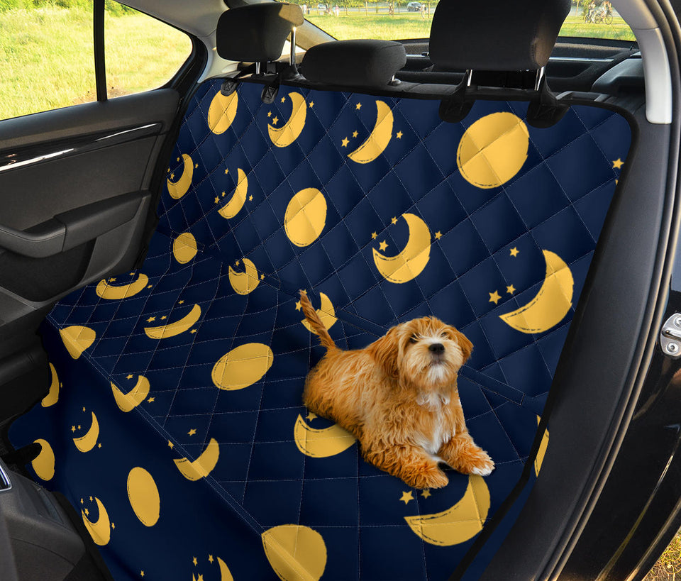 Moon Star Pattern Dog Car Seat Covers