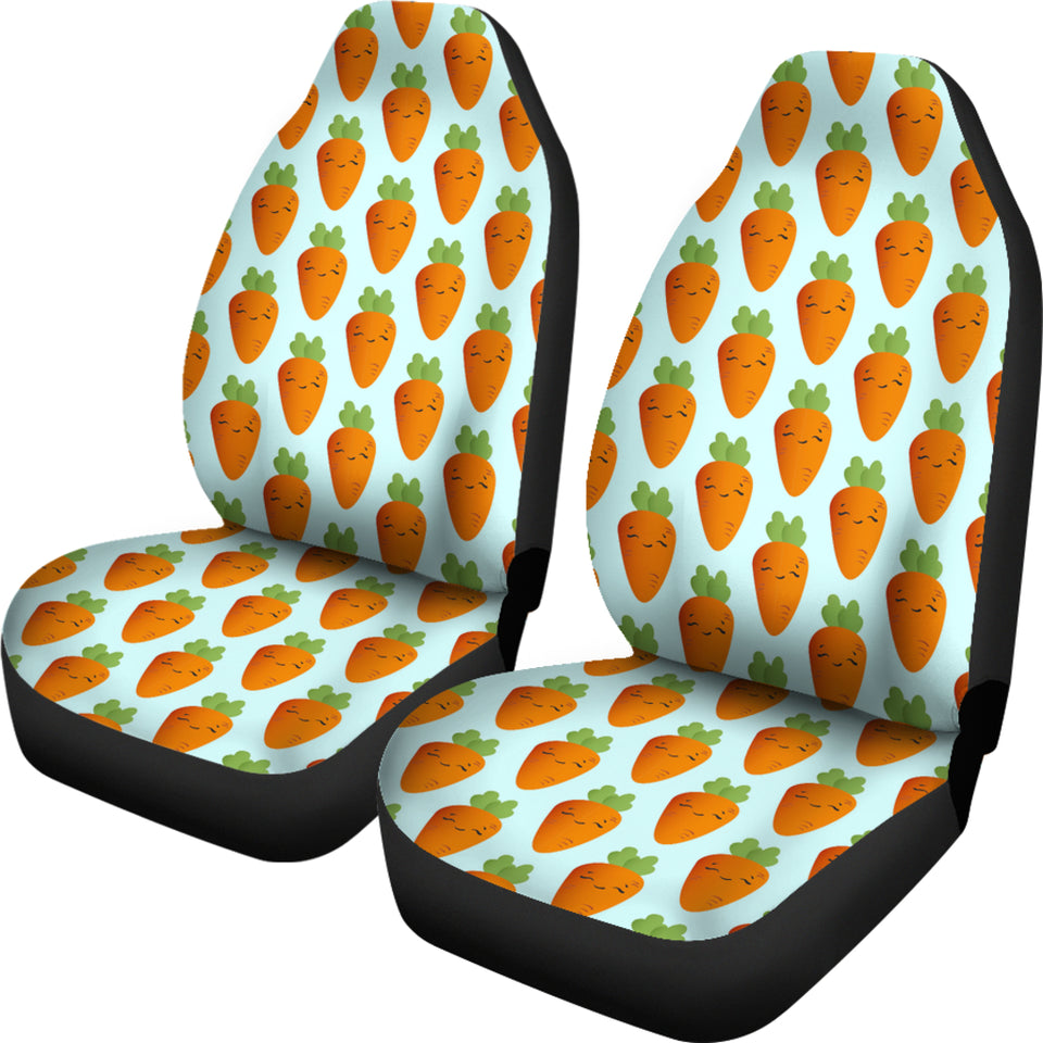Carrot Pattern Print Design 03 Universal Fit Car Seat Covers